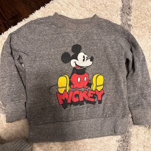 Cute toddler Mickey sweatshirt